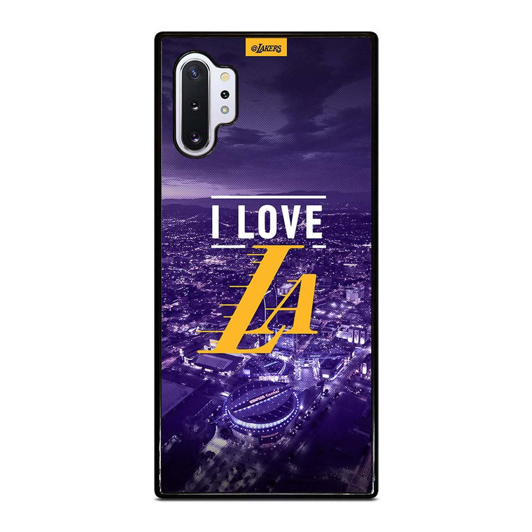 I LOVE LA LAKERS NBA LOGO Samsung Galaxy Note 10 Plus Case Cover
