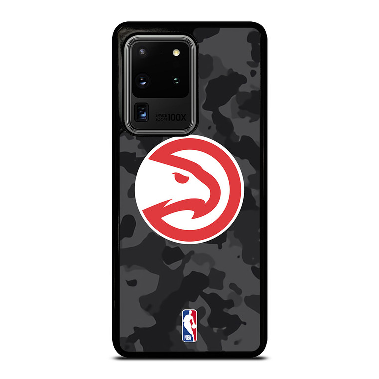 ATLANTA HAWKS BLACK CAMO Samsung Galaxy S20 Ultra Case Cover