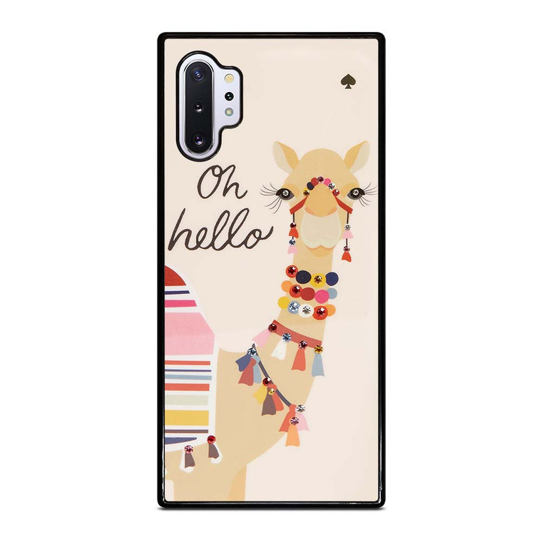 KATE SPADE CAMEL OH HELLO Samsung Galaxy Note 10 Plus Case Cover