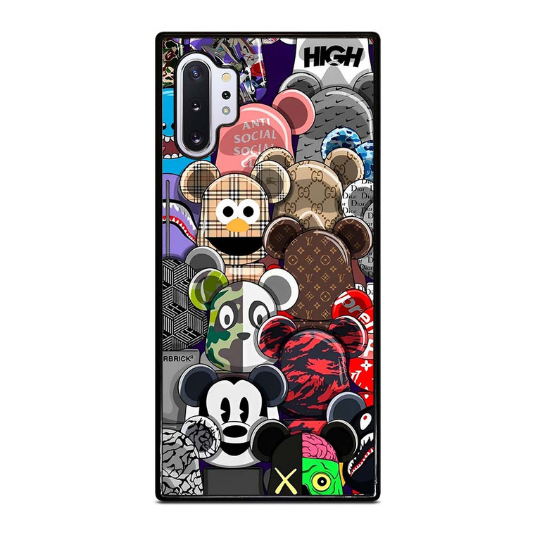 KAWS ALL CHARACTER ICON Samsung Galaxy Note 10 Plus Case Cover