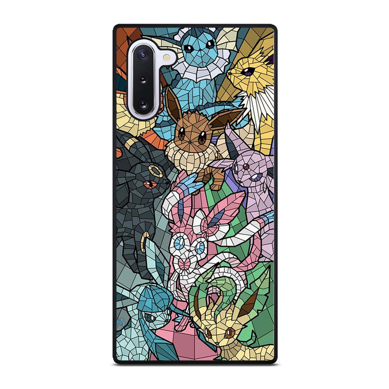 ALL POKEMON EEVEE MOZAIC Samsung Galaxy Note 10 Case Cover