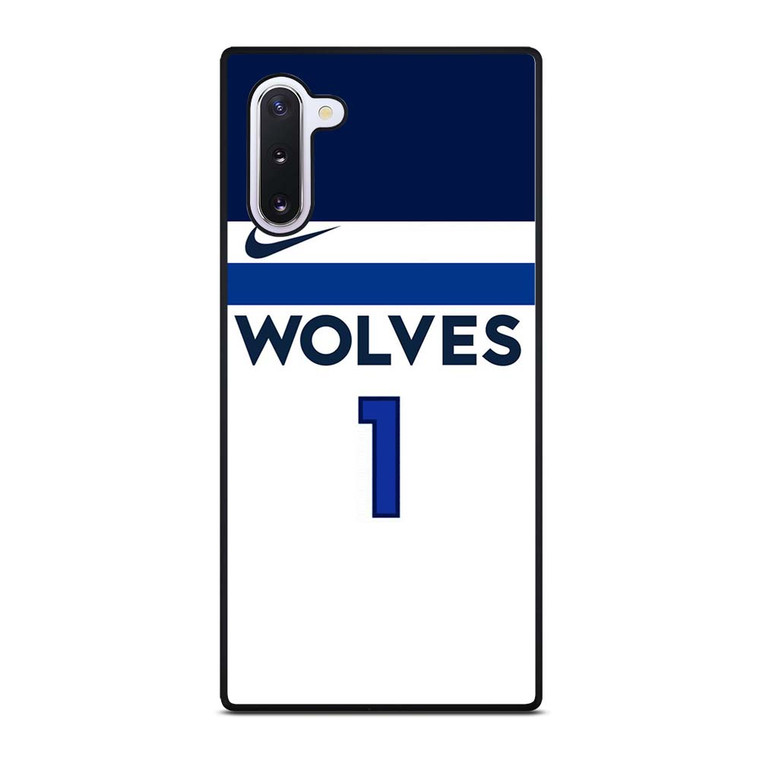 ANTHONY EDWARDS MINNESOTA TIMBERWOLVES NBA Samsung Galaxy Note 10 Case Cover