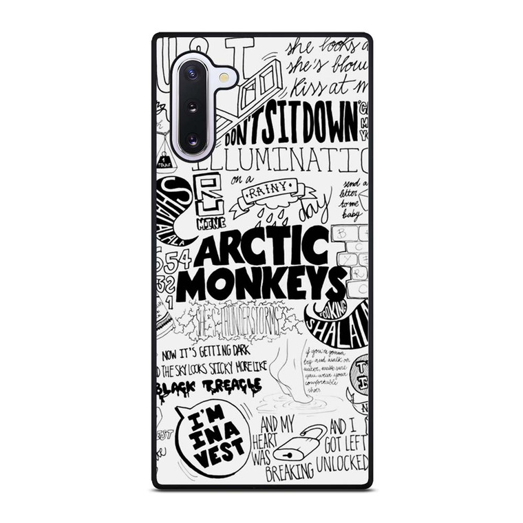 ARCTIC MONKEYS COLLAGE 2 Samsung Galaxy Note 10 Case Cover ARCTIC MONKEYS COLLAGE 2 Samsung Galaxy Note 10 Case Cover