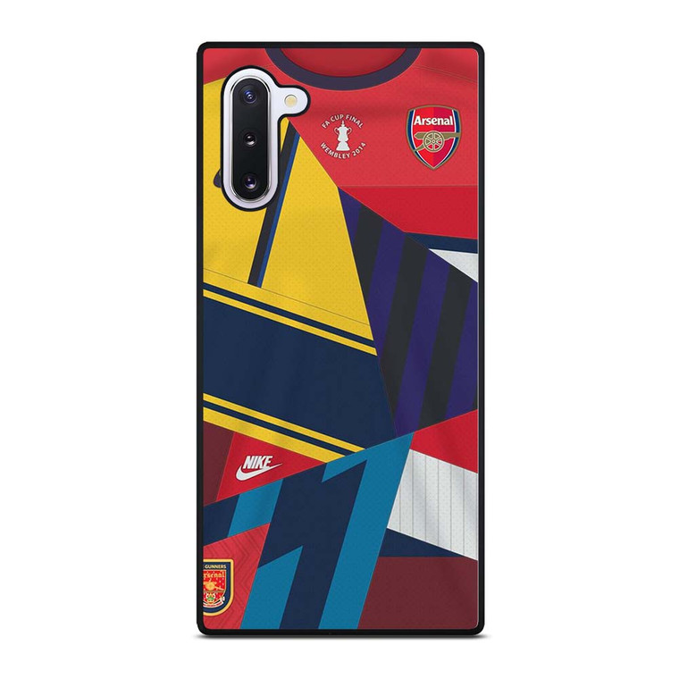 ARSENAL FC RETRO JERSEY COLLAGE Samsung Galaxy Note 10 Case Cover ARSENAL FC RETRO JERSEY COLLAGE Samsung Galaxy Note 10 Case Cover