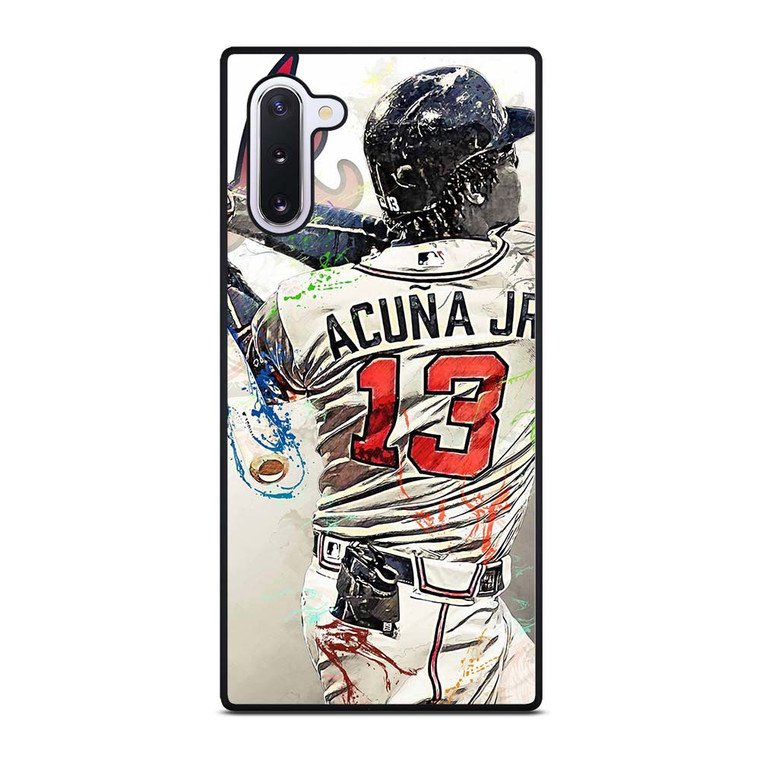 ATLANTA BRAVES ACUNA JR 13 BASEBALL Samsung Galaxy Note 10 Case Cover ATLANTA BRAVES ACUNA JR 13 BASEBALL Samsung Galaxy Note 10 Case Cover