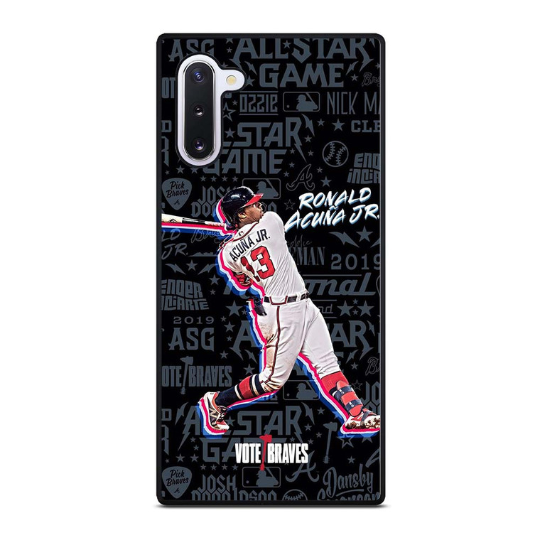 ATLANTA BRAVES ACUNA SHOOT WALL Samsung Galaxy Note 10 Case Cover