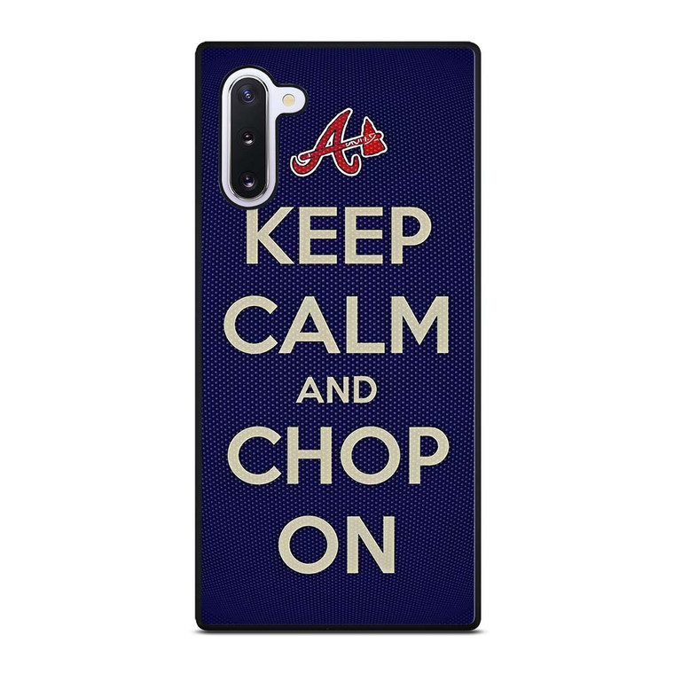 ATLANTA BRAVES CHOP ON BASEBALL Samsung Galaxy Note 10 Case Cover