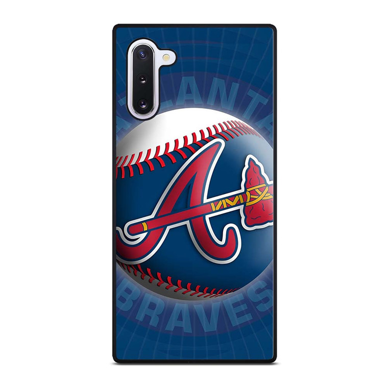 ATLANTA BRAVES MLB BALL Samsung Galaxy Note 10 Case Cover