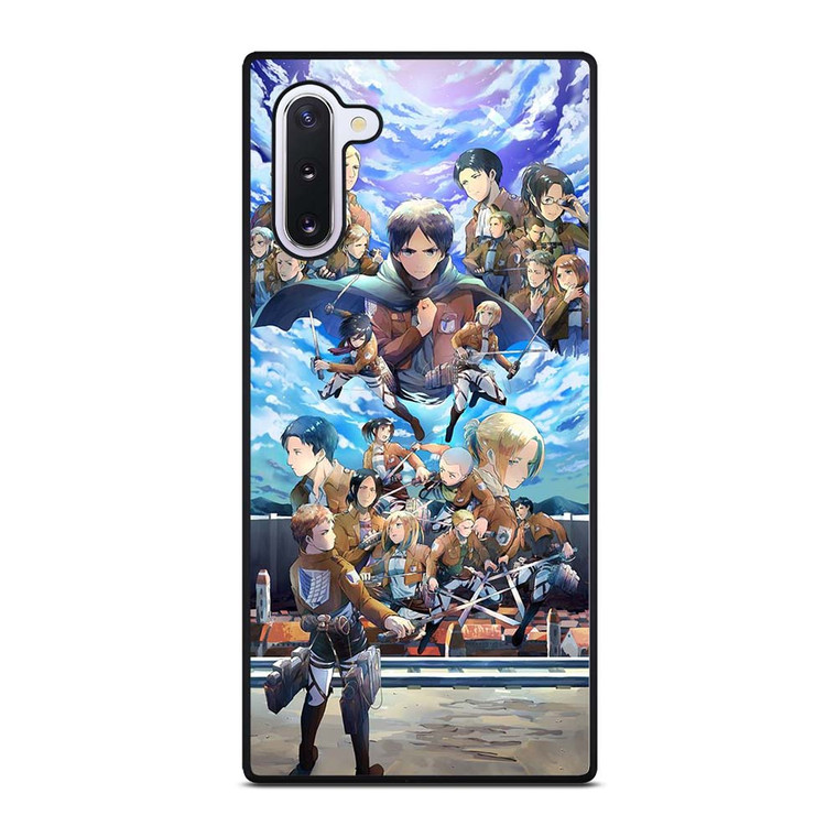ATTACK ON TITAN ANIME CHARACTER Samsung Galaxy Note 10 Case Cover ATTACK ON TITAN ANIME CHARACTER Samsung Galaxy Note 10 Case Cover