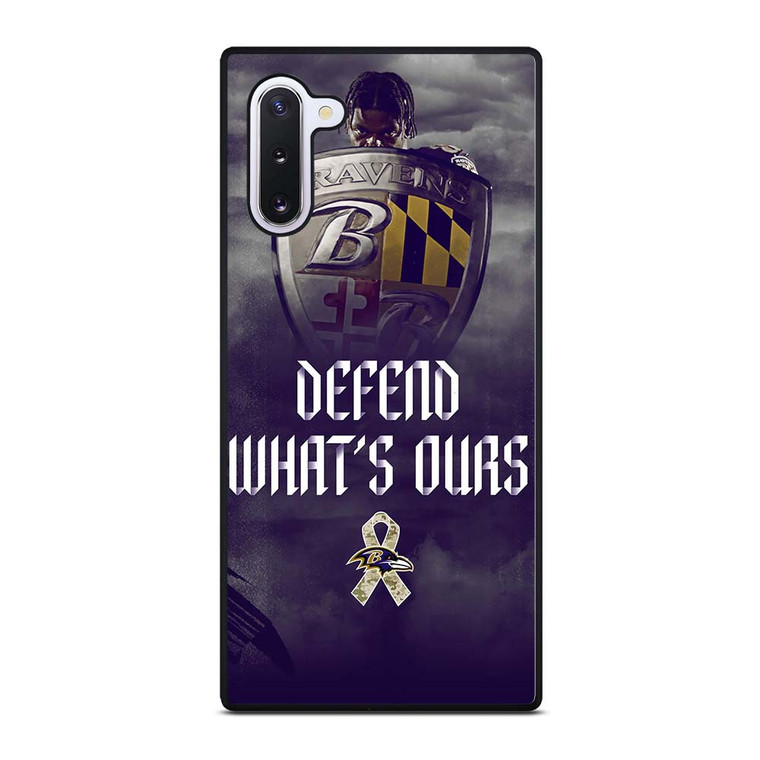 BALTIMORE RAVENS DEFEND WHATS OURS Samsung Galaxy Note 10 Case Cover BALTIMORE RAVENS DEFEND WHATS OURS Samsung Galaxy Note 10 Case Cover