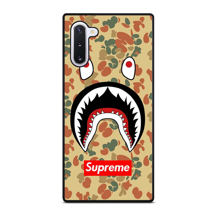 BAPE CAMO SHARK SUPREME Samsung Galaxy Note 10 Case Cover BAPE CAMO SHARK SUPREME Samsung Galaxy Note 10 Case Cover