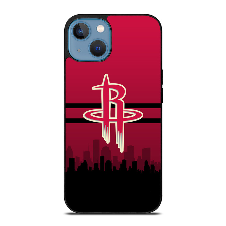 HOUSTON ROCKETS NBA SKYLINE iPhone 13 Case Cover