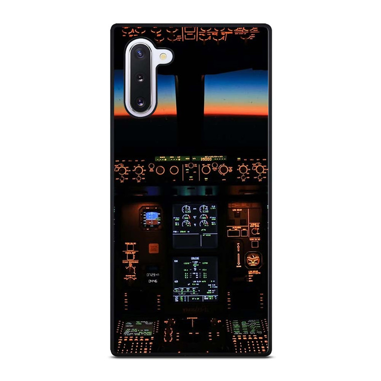 BOEING PLANE COCKPIT Samsung Galaxy Note 10 Case Cover