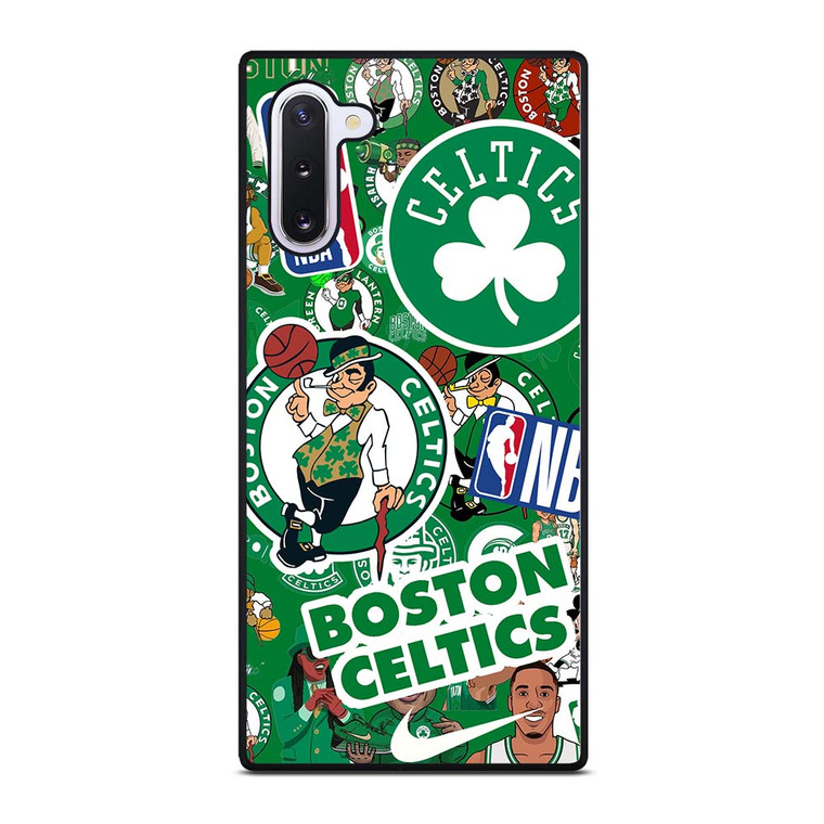 BOSTON CELTICS NBA STICKER BOMB Samsung Galaxy Note 10 Case Cover BOSTON CELTICS NBA STICKER BOMB Samsung Galaxy Note 10 Case Cover