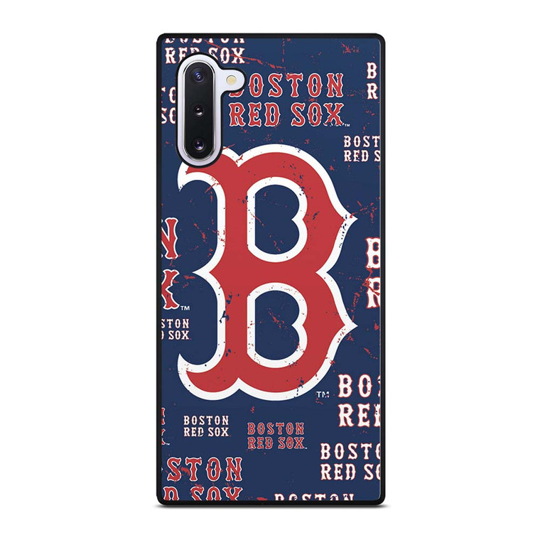BOSTON RED SOX LOGO COLLAGE Samsung Galaxy Note 10 Case Cover