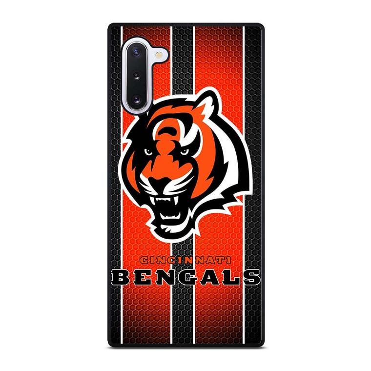 CINCINNATI BENGALS METAL SYMBOL Samsung Galaxy Note 10 Case Cover
