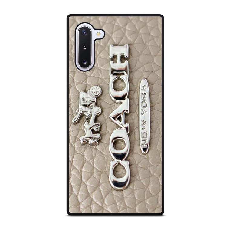 COACH LOGO GLOWING TEXTURE Samsung Galaxy Note 10 Case Cover