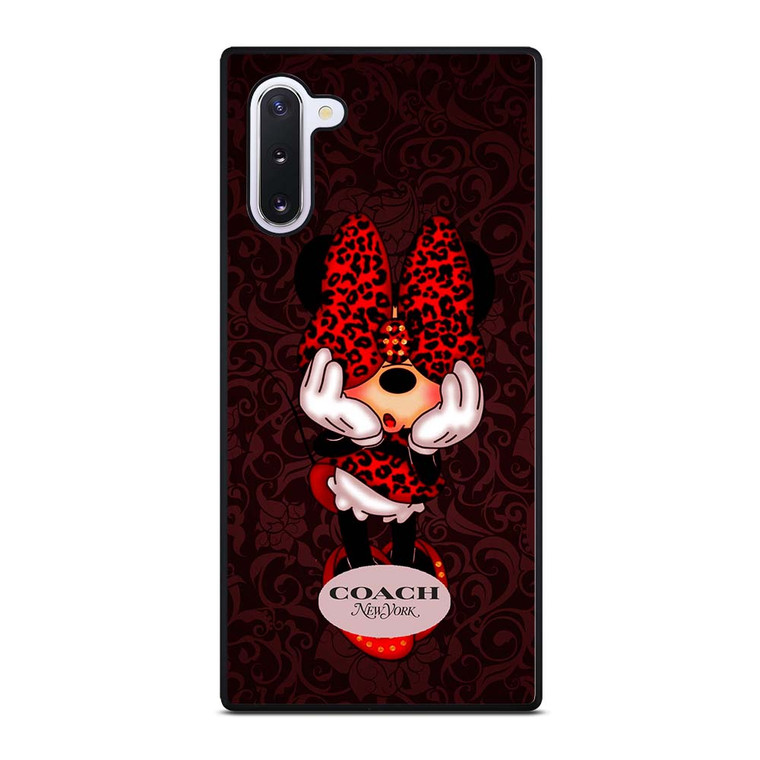 COACH MINNIE MOUSE NEW YORK Samsung Galaxy Note 10 Case Cover