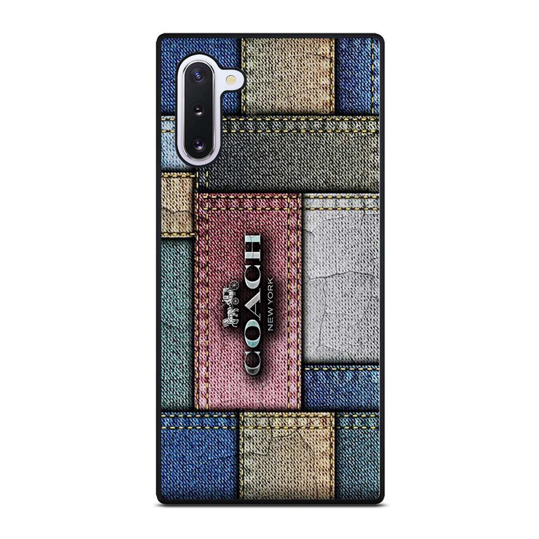 COACH NEW YORK LOGO JEANS  Samsung Galaxy Note 10 Case Cover
