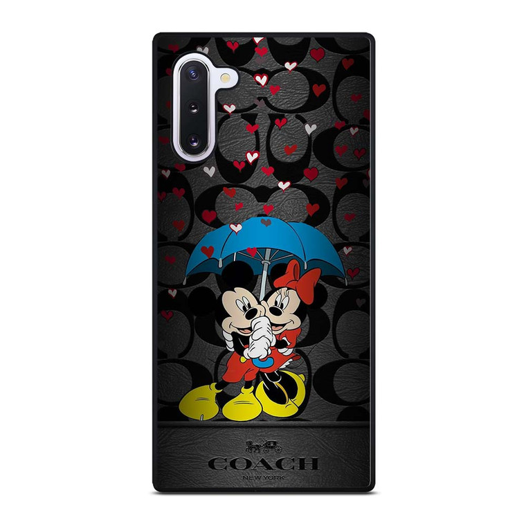 COACH NEW YORK MICKEY MINNIE MOUSE UMBRELLA Samsung Galaxy Note 10 Case Cover