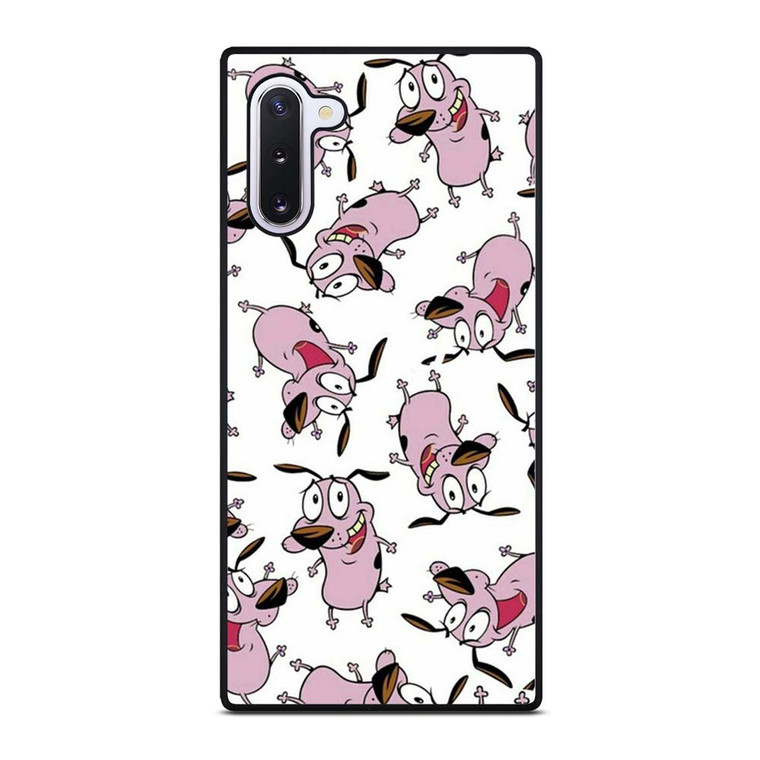 COURAGE THE COWARDLY DOG COLLAGE Samsung Galaxy Note 10 Case Cover COURAGE THE COWARDLY DOG COLLAGE Samsung Galaxy Note 10 Case Cover
