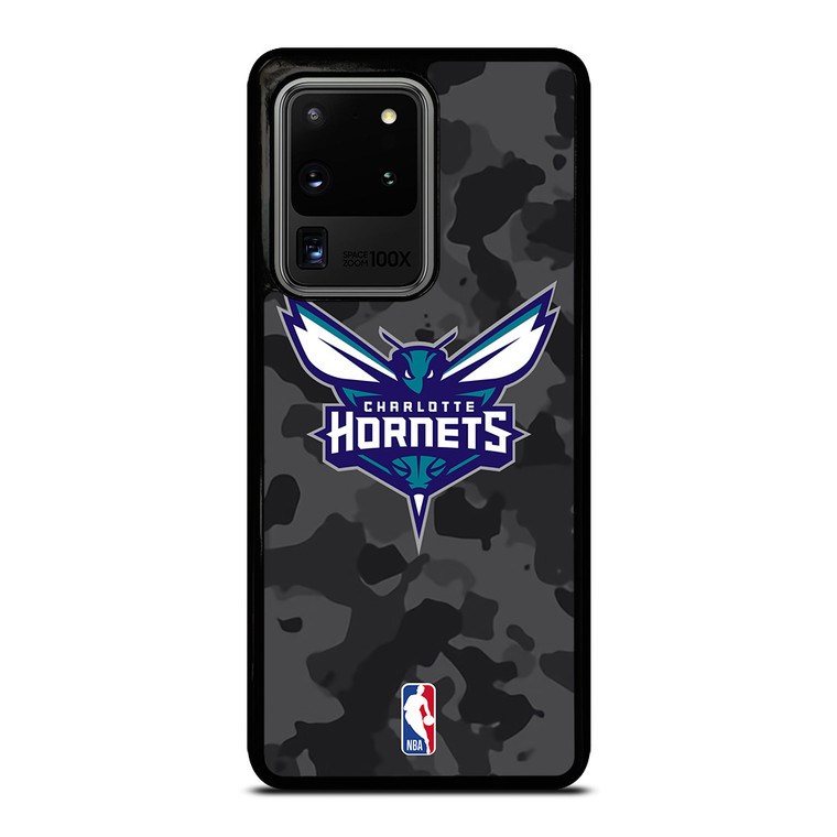 CHARLOTTE HORNETS BLACK CAMO Samsung Galaxy S20 Ultra Case Cover
