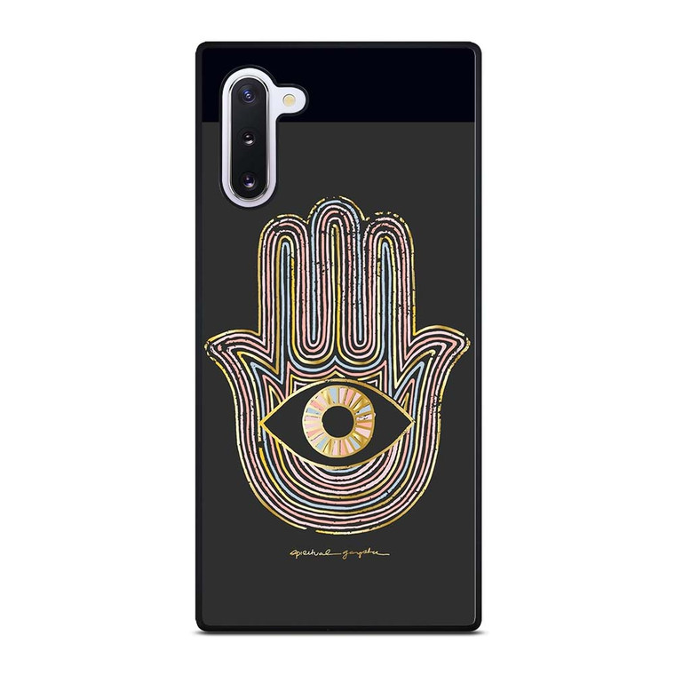 HAMSA EVIL EYE HAND OF FATIMA LOGO Samsung Galaxy Note 10 Case Cover