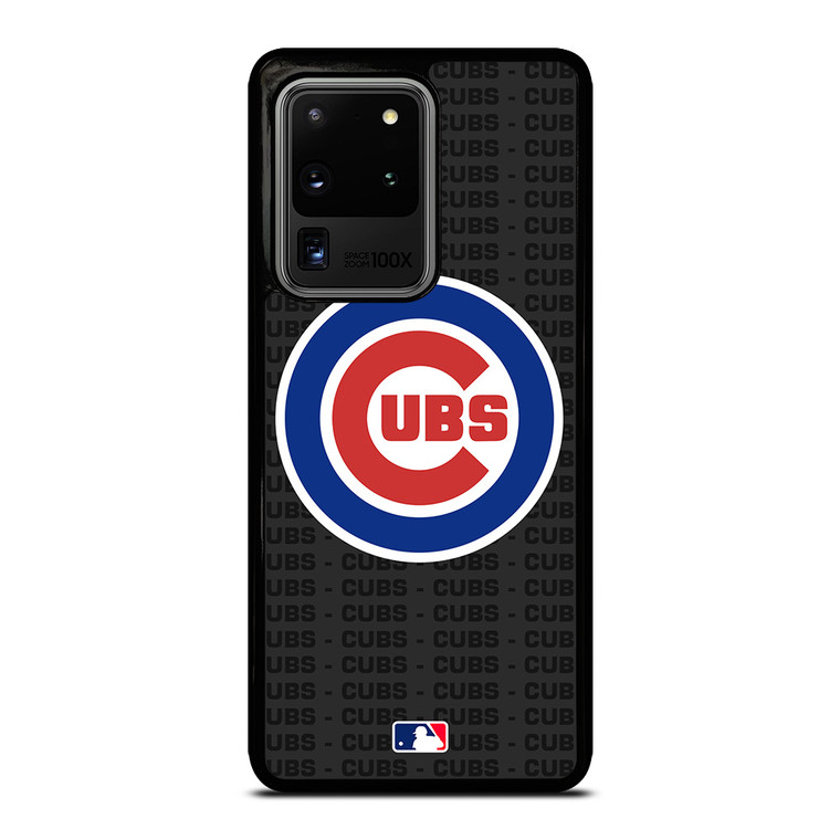 CHICAGO CUBS BASEBALL BLACK Samsung Galaxy S20 Ultra Case Cover