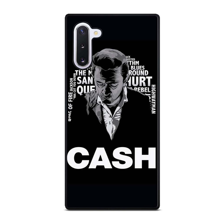 JOHNNY CASH MIDDLE CLIPART Samsung Galaxy Note 10 Case Cover