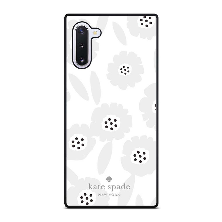 KATE SPADE GREY FLOWER Samsung Galaxy Note 10 Case Cover