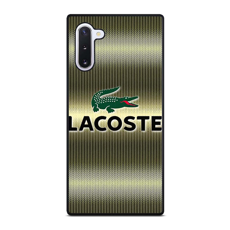 LACOSTE GOLD EMBLEM Samsung Galaxy Note 10 Case Cover
