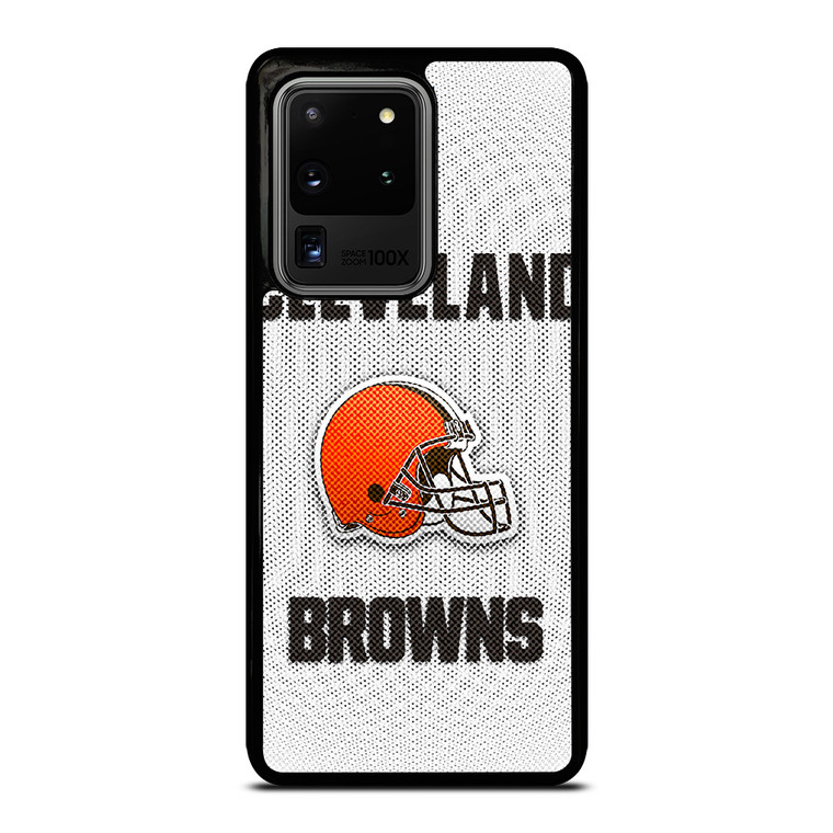 CLEVELAND BROWNS NFL FOOTBALL Samsung Galaxy S20 Ultra Case Cover CLEVELAND BROWNS NFL FOOTBALL Samsung Galaxy S20 Ultra Case Cover