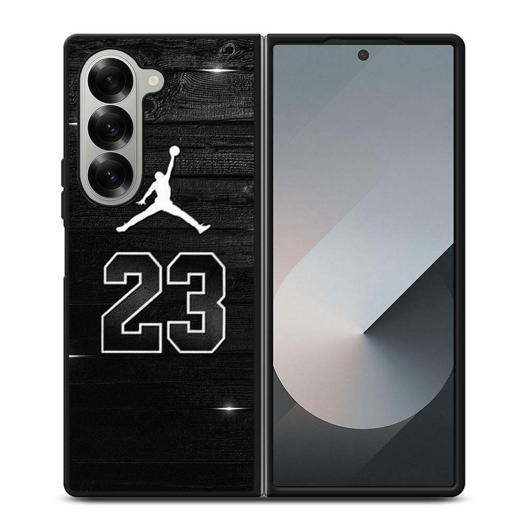 AIR JORDAN 23 WOODEN LOGO Samsung Galaxy Z Fold 6 Case Cover