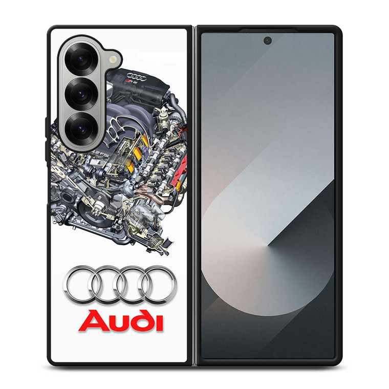 AUDI V8 FSI ENGINE LOGO Samsung Galaxy Z Fold 6 Case Cover