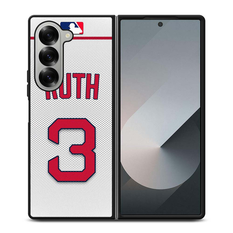 BABE RUTH BOSTON RED SOX Samsung Galaxy Z Fold 6 Case Cover