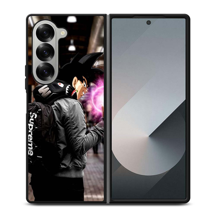 BLACK GOKU SUPREME Samsung Galaxy Z Fold 6 Case Cover