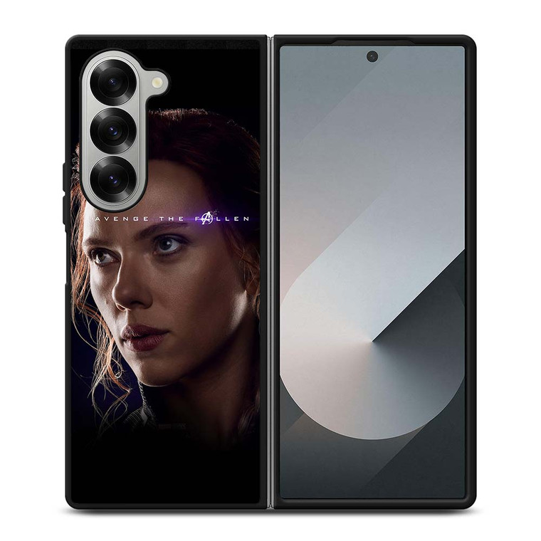 BLACK WIDOW FACE AVENGERS THE FALLEN Samsung Galaxy Z Fold 6 Case Cover