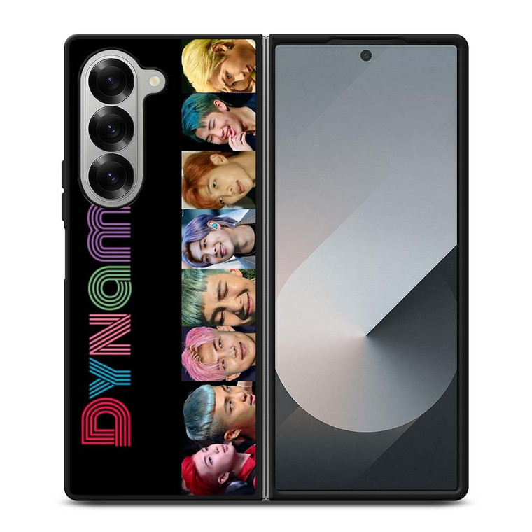 BTS DYNAMITE MEMBER COLLAGE Samsung Galaxy Z Fold 6 Case Cover