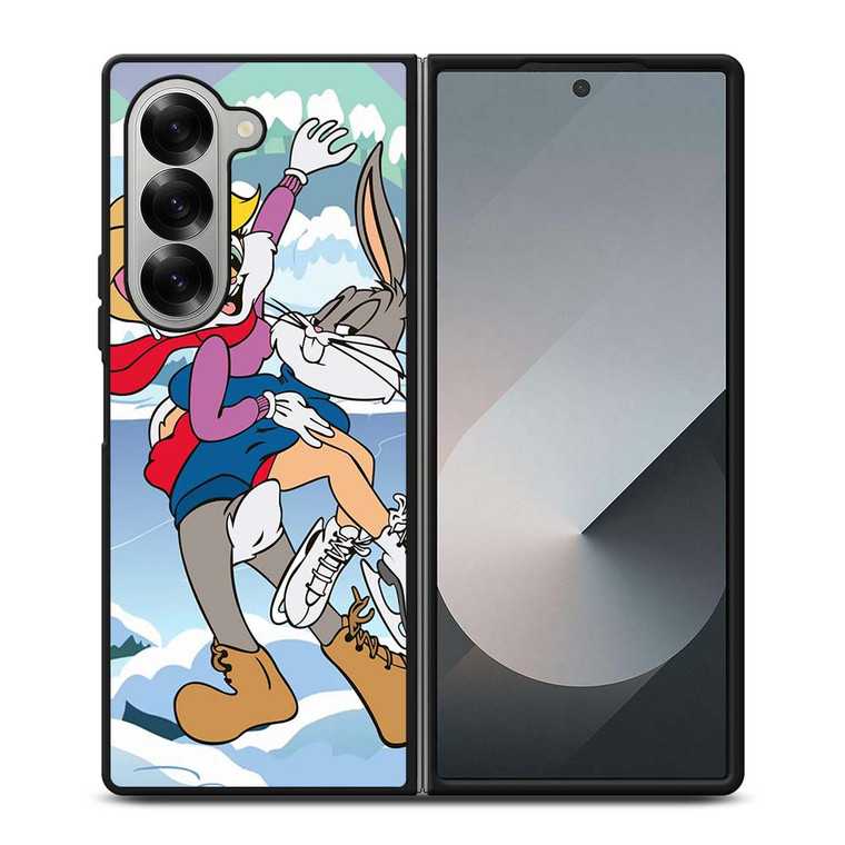 BUGS BUNNY AND LOLA CARTOON Samsung Galaxy Z Fold 6 Case Cover