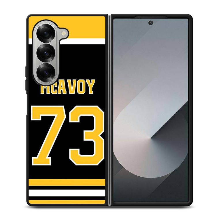 CHARLIE MCAVOY BOSTON BRUINS NHL Samsung Galaxy Z Fold 6 Case Cover