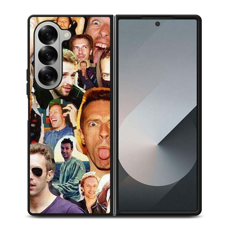 CHRIS MARTIN COLDPLAY COLLAGE Samsung Galaxy Z Fold 6 Case Cover