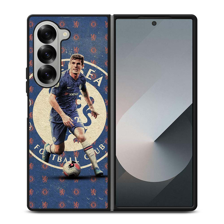 CHRISTIAN PULISIC CHELSEA ART Samsung Galaxy Z Fold 6 Case Cover