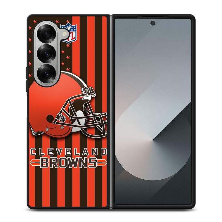 CLEVELAND BROWNS NFL Samsung Galaxy Z Fold 6 Case Cover