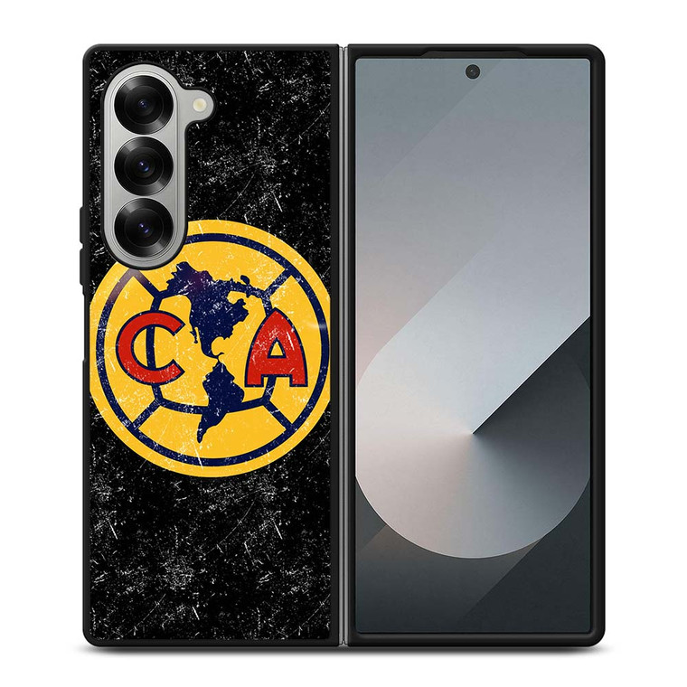 CLUB AMERICA AGUILAS FOOTBALL BLACK Samsung Galaxy Z Fold 6 Case Cover