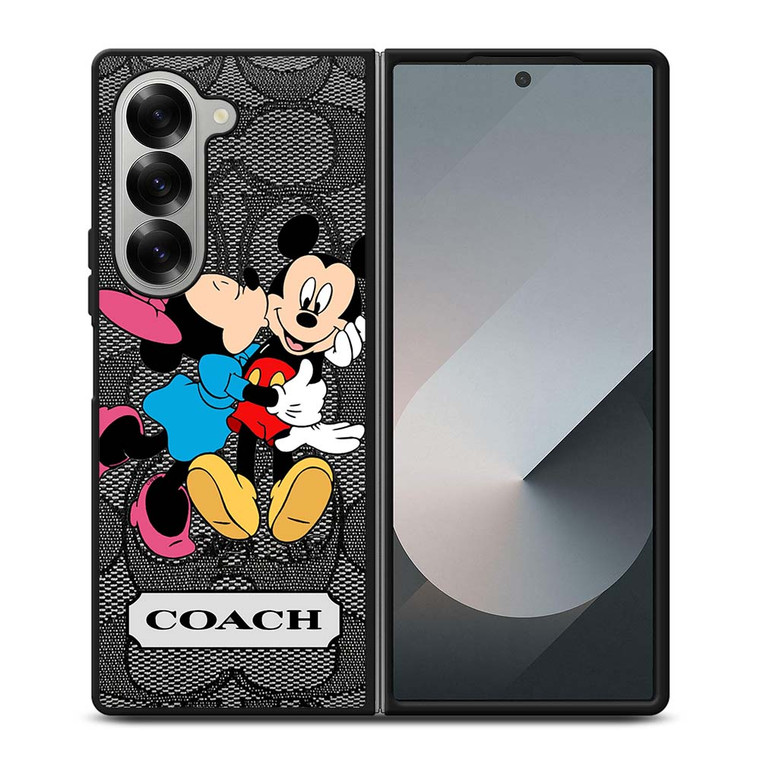 COACH MINNIE MICKEY MOUSE KISS Samsung Galaxy Z Fold 6 Case Cover