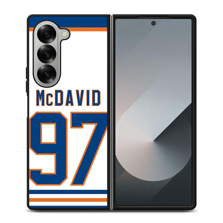 CONNOR MCDAVID EDMONTON OILERS KIT Samsung Galaxy Z Fold 6 Case Cover