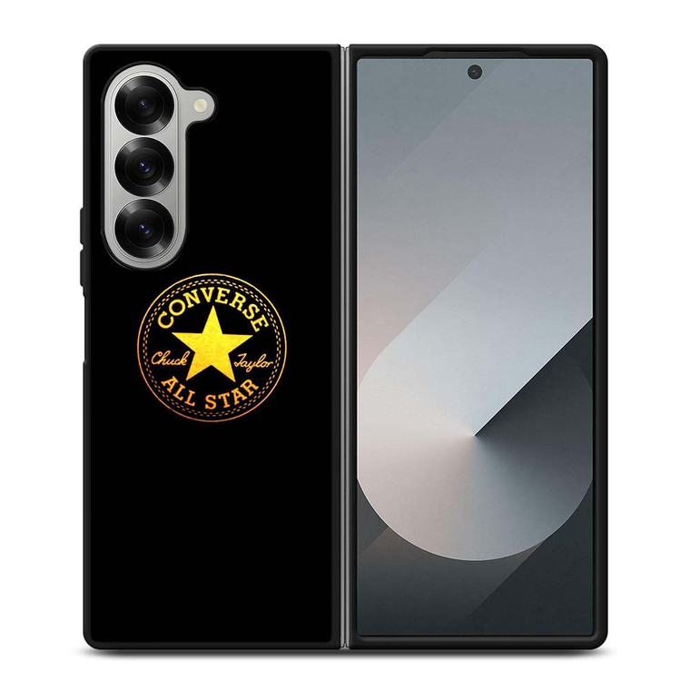 CONVERSE ALL STAR GOLD LOGO Samsung Galaxy Z Fold 6 Case Cover