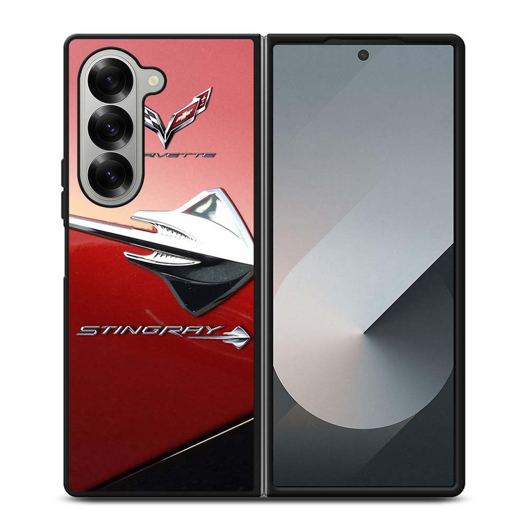 CORVETTE STINGRAY C7 EMBLEM Samsung Galaxy Z Fold 6 Case Cover