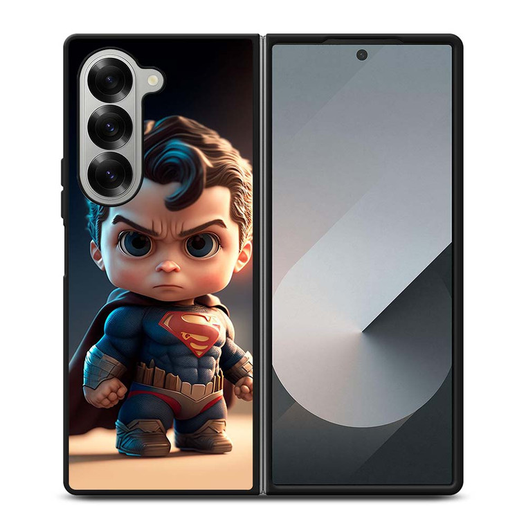 CUTE SUPERMAN DC HEROES Samsung Galaxy Z Fold 6 Case Cover