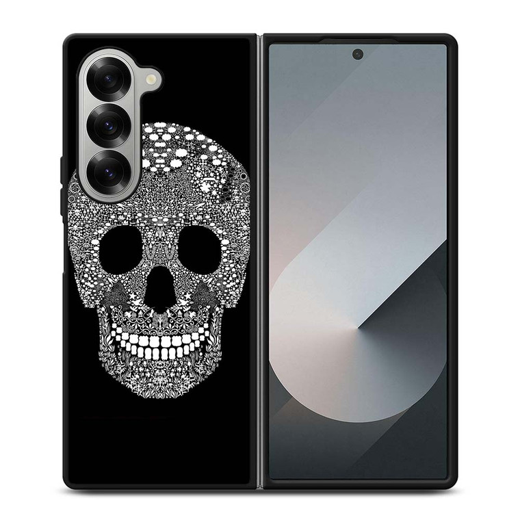 DAY OF THE DEAD SKULL Samsung Galaxy Z Fold 6 Case Cover